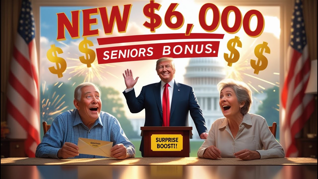 $6,000 Senior Bonus, Tax Breaks & Social Security Shifts – Trump’s New Law
