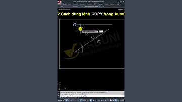 2 cách dùng lệnh COPY trong AutoCAD siêu hay #vaduni #autocad1phut