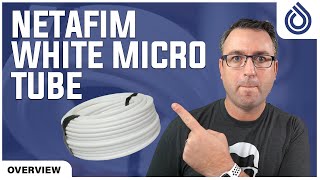 1/4 White Micro Poly Tube | Netafim Drip - ED-TUBE-01W | SprinklerSupplyStore.com