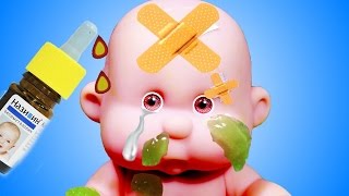 Куклы пупсики МАЛЫШ АНТОША Игры для девочек Видео для детей Baby Dolls Играем в дочки-матери