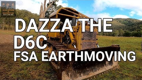 How to operate/drive A dozer D6C