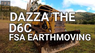 How to operate/drive A dozer D6C