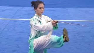 Tong Xin - Taijijian - 14th All China Games - Wushu Taolu