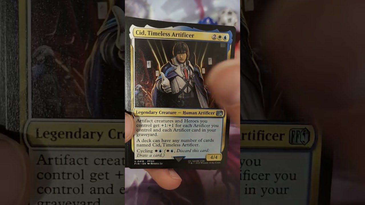 FinalFantasy booster pack opening 