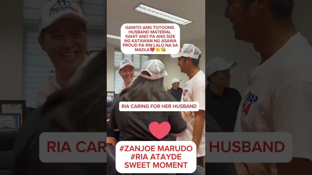 ZANJOE-RIA: CARING SWEET LOVING HUSBAND SI ZANJOE HAPPY COUPLE. 