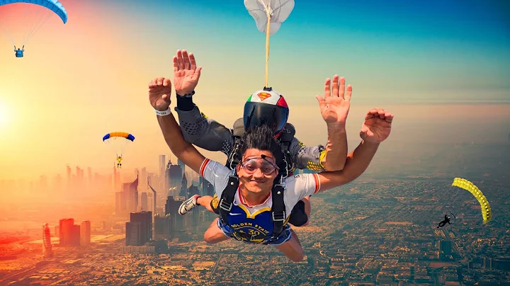 I DID SKYDIVING IN DUBAI 2025 | 13,000ft in Dubaii My Skydiving Experience