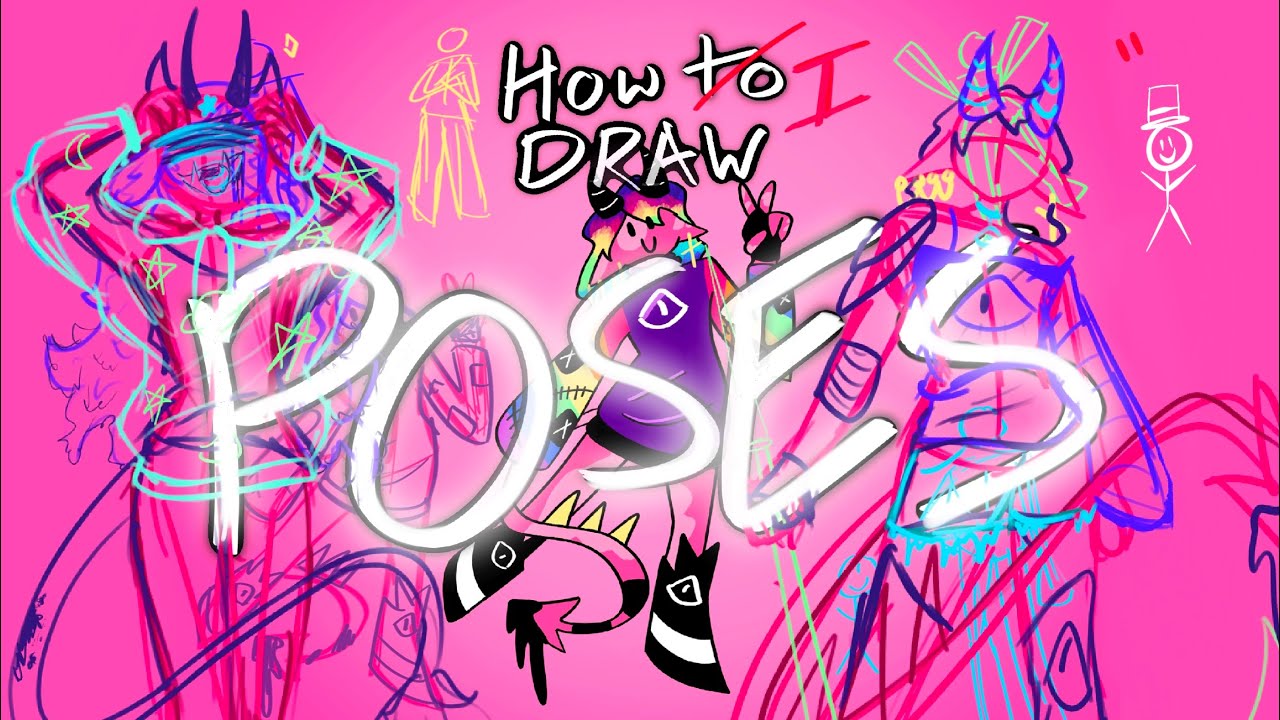HOW I DRAW POSES AND BODIES STEP-BY-STEP TUTORIAL (1k sub special ...