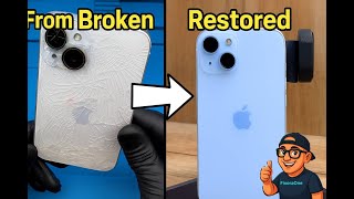 iPhone 15 Full Restoration | Back Glass & LCD Replacement (Step by Step)