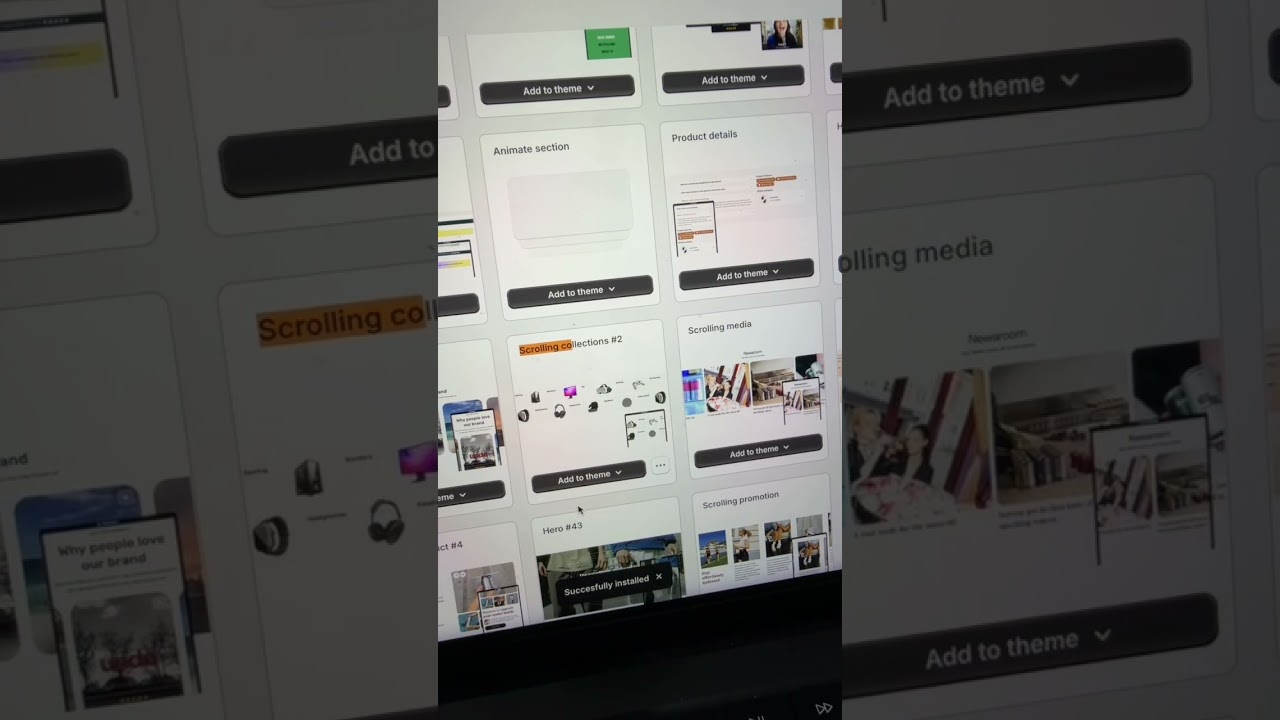 Boost Sales with Interactive Scrolling Collections for Shopify Themes #shopify #shopifystore