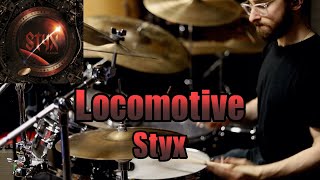 Locomotive By Styx Drum Cover