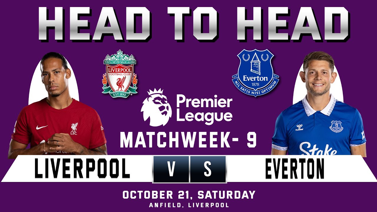 LIVERPOOL vs EVERTON Prediction & Head to Head Stats Matchweek 9