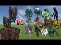 Siren Head VS ALL Mutant Mobs - Minecraft Mob Battle -