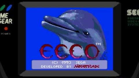 Ecco the Dolphin (Game Gear) - Abertura + Demonstração