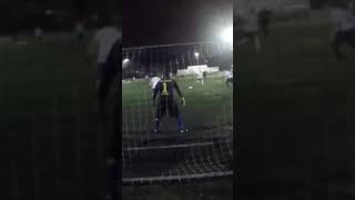 Extreme goalkeeper save