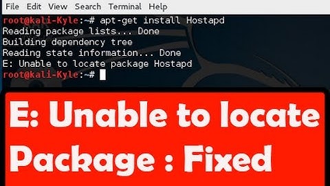 How to Fix "E : Unable to Locate Package" Error In Kali Linux | Repository Issue.