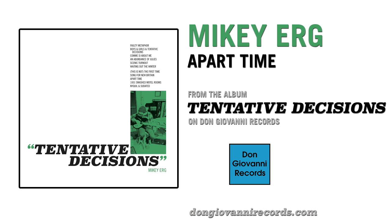 Watch Mikey Erg - Apart Time (Official Audio) on YouTube Watch Mikey Erg - Apart Time (Official Audio) on YouTube