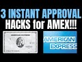 🔥 HOW TO GET AUTOMATIC APPROVALS WITH AMERICAN EXPRESS (AMEX) | INSTANT APPROVALS!! (MUST WATCH)