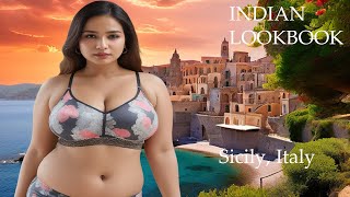 4K AI Art Indian Lookbook Meets Sicilian Charm