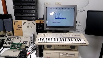 [제로하나 컴퓨터박물관] Roland scc-1 midi isa card test sample song play