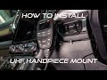 Next gen ranger uhf handpiece mount how to install
