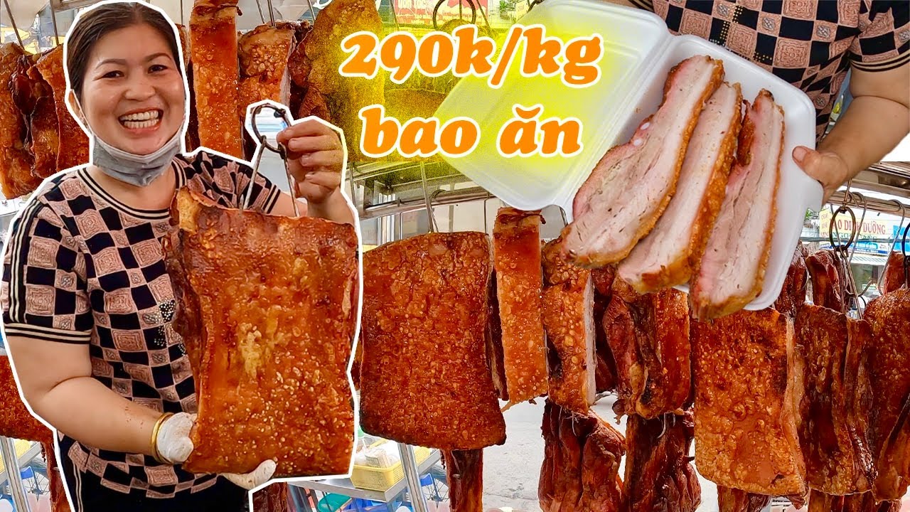 Heo quay 290k/kg, chặt ăn thử ok thì lấy nếu phát hiện không phải ba ...