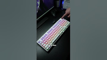 White AULA F99 PRO silent keyboard short review#shorts