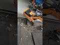 RC SANY Excavator Trying to climb the stairs #rcexcavator #rcconstruction #automobile #shorts