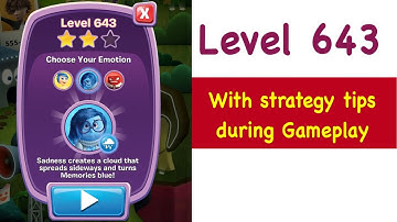 Inside Out Thought Bubbles - Level 643 - Tips and Strategy Gameplay Walkthrough Youtube No Boosters