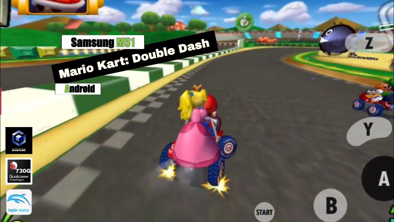 Mario Kart: Double Dash Gamecube dolphin emulator test (sd730G)Samsung m51