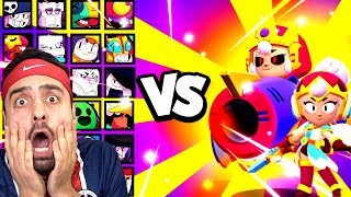 Janet Ve Bonni̇e Vs Tüm Karakterler Dünyanin En Güçlüsü Bu Brawl Stars