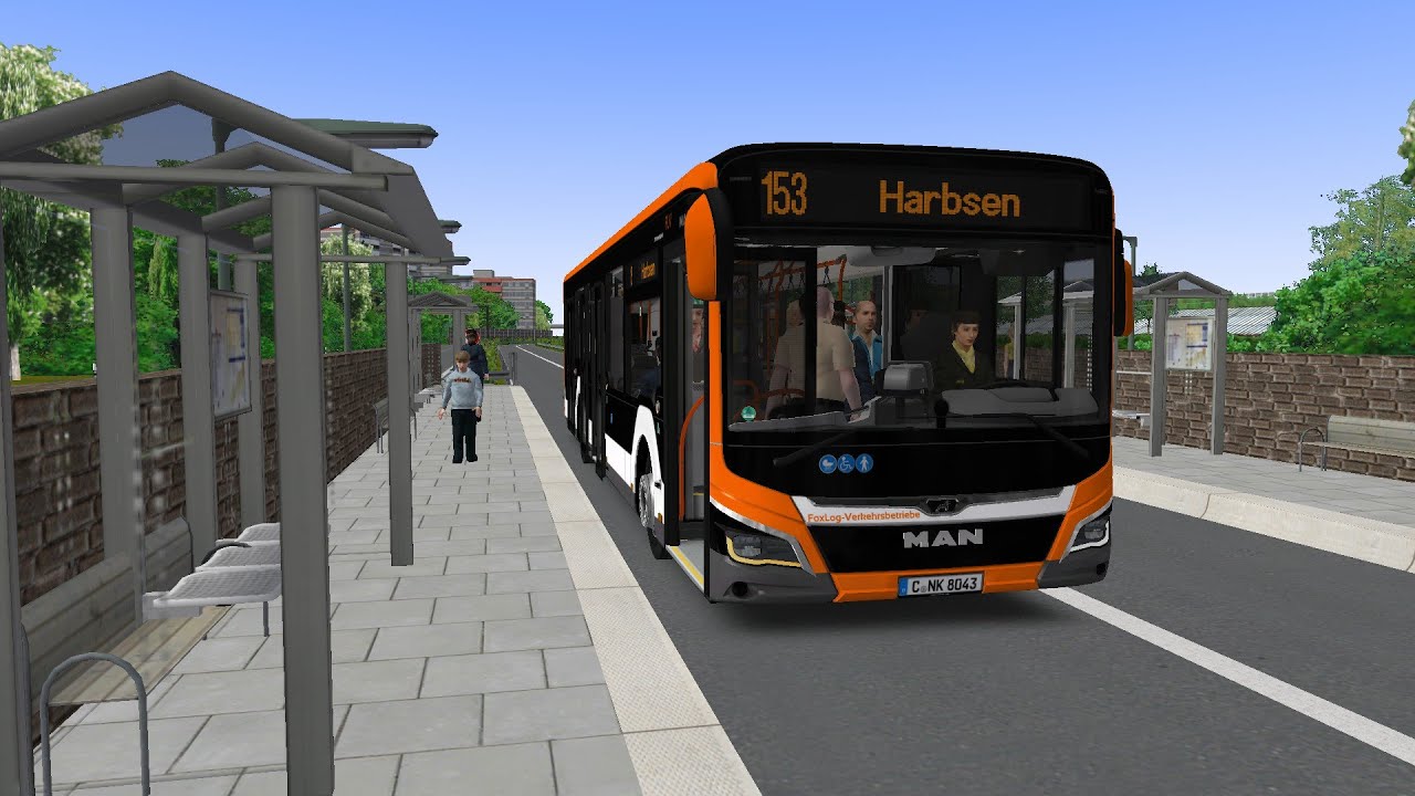 Omsi 2 - Ahlheim V4 - Linie 153 - MAN New Lions City