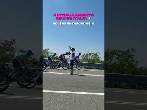 Avituallamiento en el Giro 🚴🏼‍♂️💨