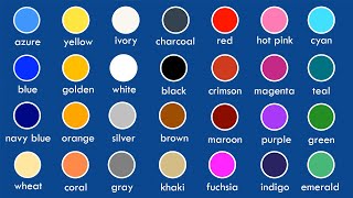 Names Of Colors | List Of Colors In English