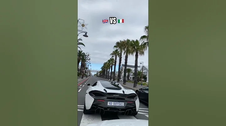 McLaren 570s VS Lamborghini Huracan Spider drag race, v8 vs v10 who won ?