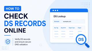How To Check Ds Records Online Ds Lookup Tutorial