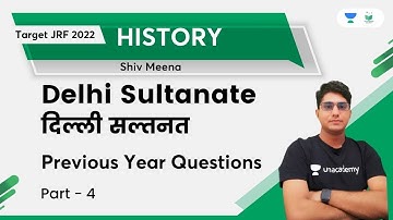 Delhi Sultanate | Delhi Sultanate | Previous Year Questions | PART - 4 | NTA UGC NET | Shiv Meena