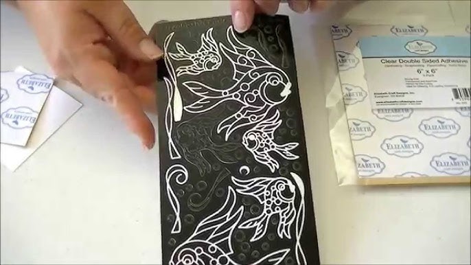 Elizabeth Craft Designs Glitter Dots Assorti Peel-Off Stickers-Black