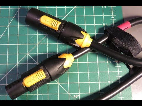 Neutrik PowerCON TRUE1 - How to install male and female cable connectors