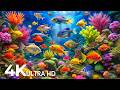 DREAM AQUARIUM 4K - Marine Life, Sea Animals and Coral Reef - Fish Tank Sounds for Deep Sleep #17