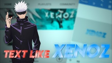 How To Make 3rd Text Like @XenozEdit  | Pixellab Tutorial