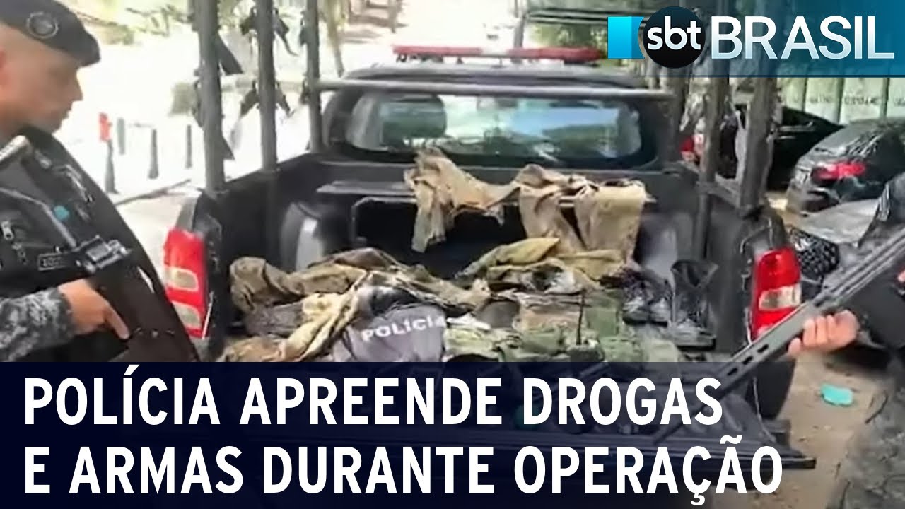 Cidade de Deus tem tiroteio durante operação da Polícia Militar | SBT Brasil (04/02/23)
