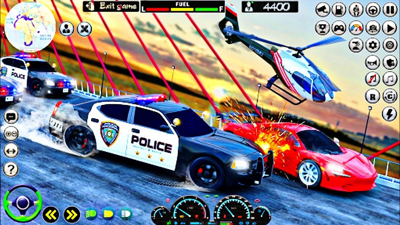 Real Police Car Chase Simulator 3D Game - Real Cop Cars Driving ...