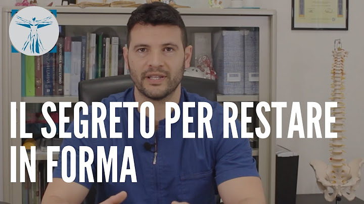 Il segreto per restare in forma 👆