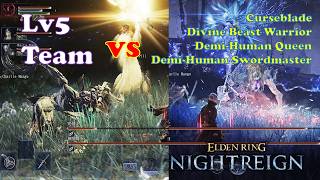 Level 5 Team vs Depth 5 Curseblade &amp; Divine Beast Warrior/Demi-Human Queen &amp; Demi-Human Swordmaster