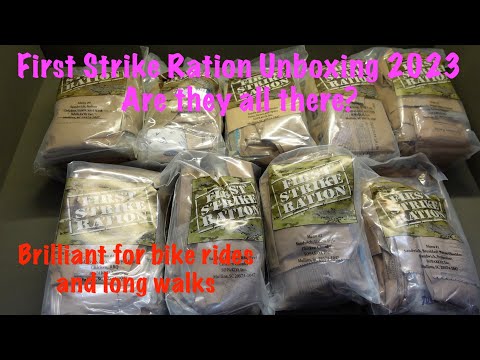 First Strike Ration Unboxing 2023 - Are they all there? - YouTube