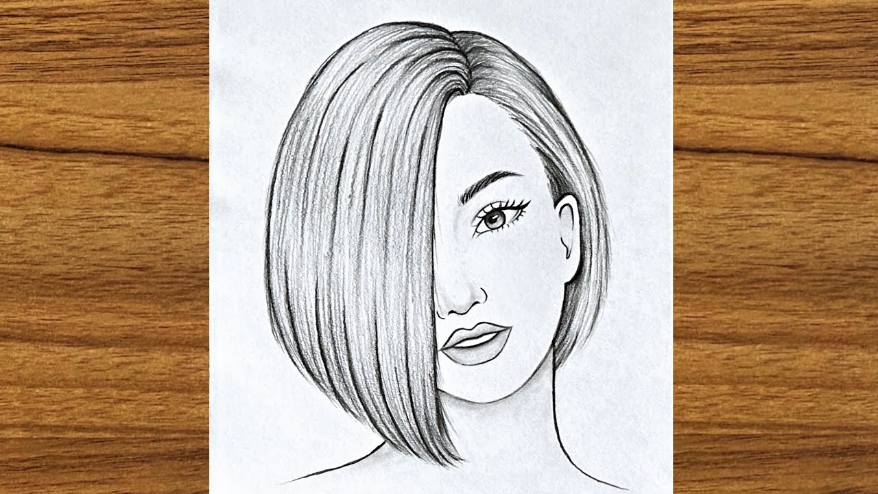 popular girl | Girl drawing sketches, Cool girl drawings, Sketches