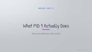 What PID 1 Actually Does