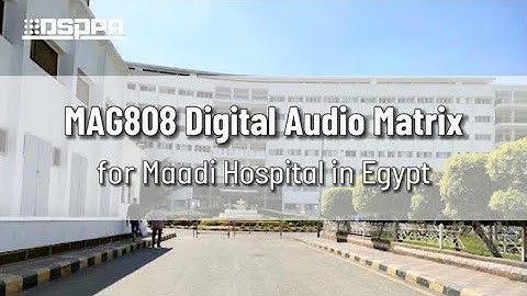 DSPPA PAVA Case | MAG808 Digital Audio Matrix for Maadi Hospital in Egypt