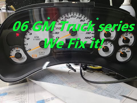 06 Chevy Speedometer cluster…Easy DIY Fix!!  See How We Do It!!