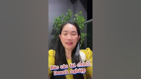 Mẫu báo cáo tài chính doanh nghiệp #shorts